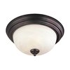 Elk Home Harmony 14'' Wide 2-Light Flush Mount, Painted Bronze SL869363